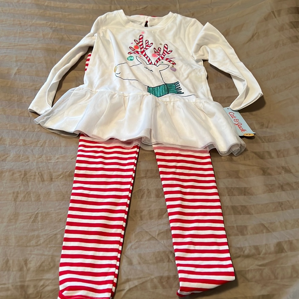 Cat & Jack Christmas Reindeer Outfit
